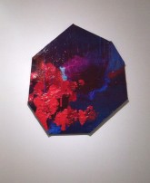 Federico Vecchi_ 2012_ohne Titel_ Acryl Oel auf Leinwand_ Durchmesser ca 135 cm